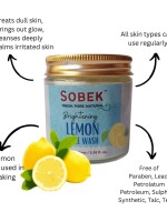 Sobek naturals Lemon cleansing facewash | SLS and Paraben free
