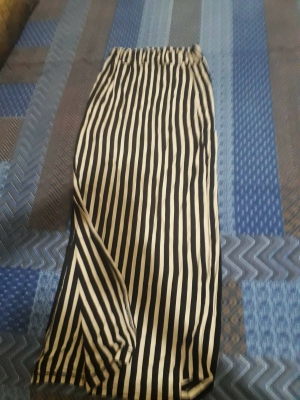 Long striped skirt