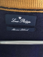 Louis Philippe Premium Merino Blend Blue Sweat Shirt