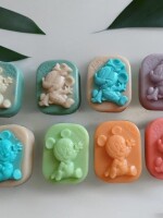 Handmade Kids Mickey Mouse Soaps - Set of 3