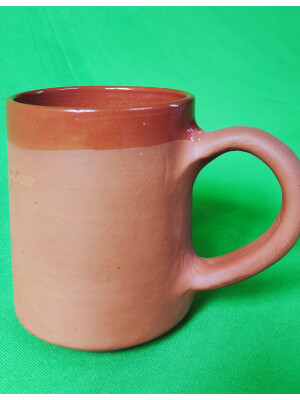 Terracotta Ceramic Mug - a chemical-free masterpiece.( set of 1 )