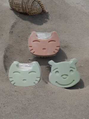 Kids Designer Handmade Kitty Soaps - Set of 3