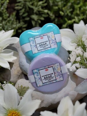 Natural Shea Butter Soap - Set of 4