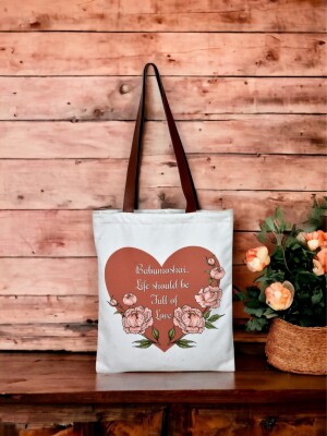 Bag with tagline, Babumoshai Love