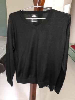 Reebok Black Full Sleeves All Purpose Knitwear Jumper/ Skivvy