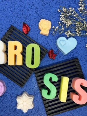 Rakshabandhan Bro and Sis customised hamper- 6 Alphabet Soap set
