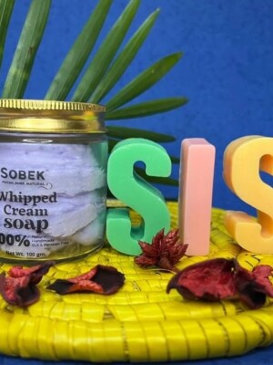 Rakshabandhan customised hamper- 3 Alphabetic soaps and 1 jar