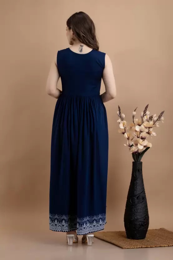 Brown Ankle Length Maxi Dress – Label Anushree