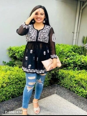 Trendy embroidered Top for women