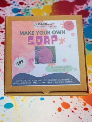 Herbal DIY unicorn soap making kit || soap making activity for kids of ages 5 and above