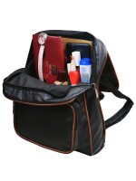 Lorem DARK-KNIGHT Premium Leather Dual-Tone Mini Bagpack for Girls