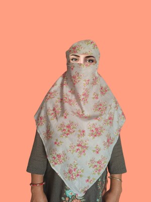 TURKA cotton Scarf Face Sun Rays Protection Women, Dust Scarf Comfortable summer friendly Face Scarf