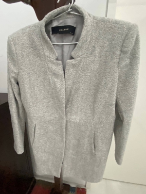 Zara Woolen Coat in UK size 12