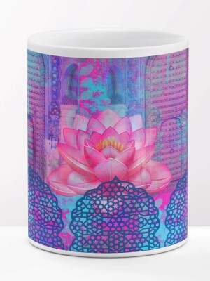 Pink Lotus Flower Coffee Mug