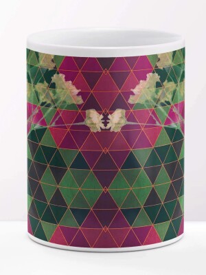 Beautifully Designed Colorful Two Parrot Travel Coffee Mug