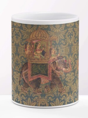 King & Queen Elephant Ride Proposal Coffee Mug