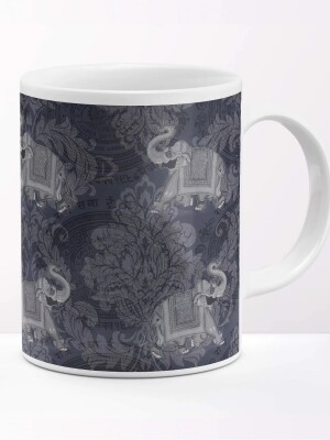 Elephant Themed Travel Coffee Mug