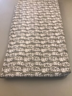 Chanderi lurex with unique hand screen printing dress material