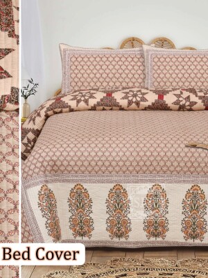 Soft & comfy block jaal beautiful bedcover