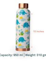 Elephant cub | 100% pure copper bottle|1000 ml |