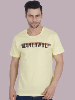 Men Manedwolf Trademark HD Print, Comfortable Wear, Contemporary Fashion, Versatile Style, Casual Wardrobe