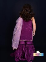 Birdie (sharara set) purple colour sharara set , ethenic or party wear for kids