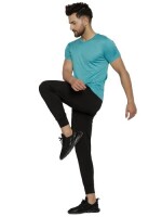 Men SkyBlue Nexa Fabric Dry Fit,  Comfortable, Elastic Waistband, Drawstring, Versatile, Casual, Sporty, Workout, Men's Activewear
