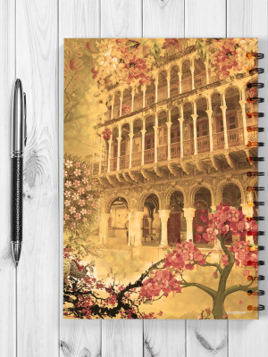 Historical Fort Themed Spiral Notebook