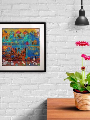 Indian Heritage Framed Wall Art Print