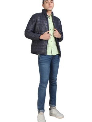 Blue Puffer Jacket- stylish and versatile outerwear options to keep you comfortable and fashionable