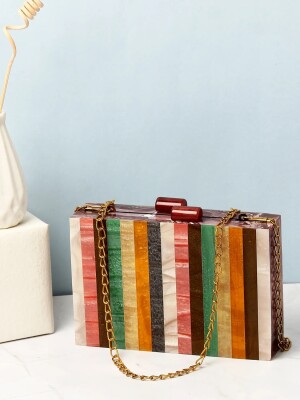 SUMMER DAZZLE | NESH | ACRYLIC DINNER CLUTCH BAG