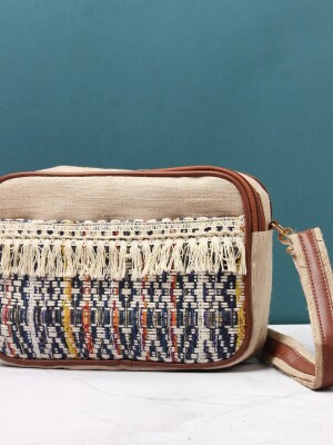 NESH | GRITTY LADY | JUTE COTTON SLING BAG, Latest Collection of Sling Bags