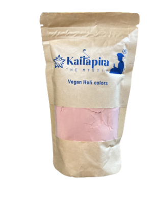 100% Organic holi gulal (Pink) Lab-tested -toxin- free | Skin-friendly | Kid-safe