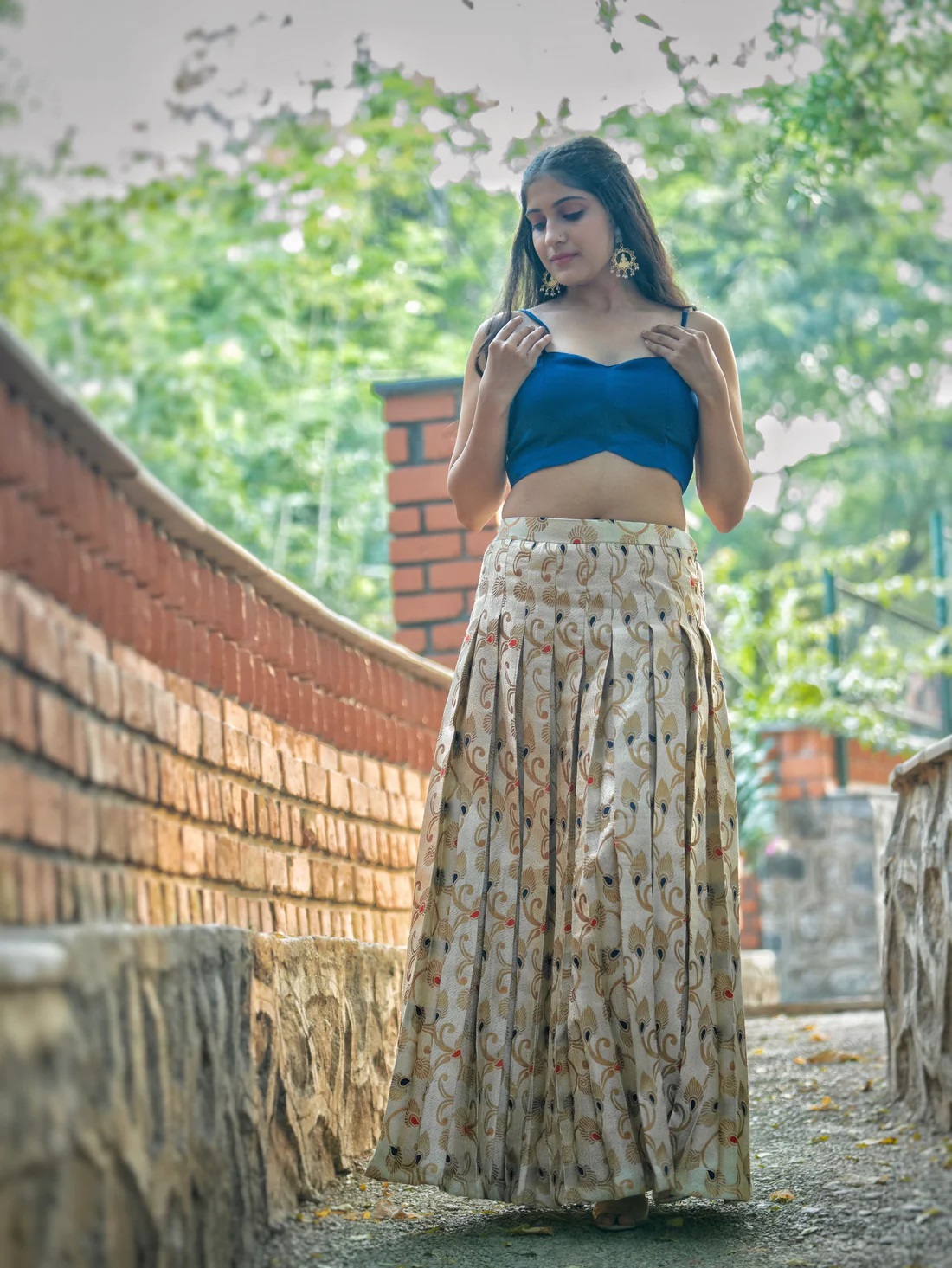 Buy White Organza Flared Midi Skirt For Women by Shriya Som Online at Aza  Fashions.