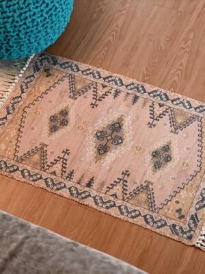 Ultimate design handmade 100% recycle pure cotton doormats for Home decoration\Living area\Kitchen
