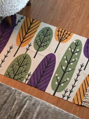 Cotton 100% recycled doormats perfect look for home and living room