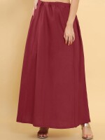 Maroon cotton women's petticoat\shapewear