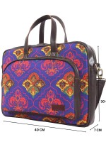 Shekhawati Decorative Pattern Laptop Bag for Women