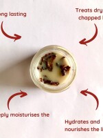 Natural Peppermint Lip Balm, Healing damaged and chapped lips
