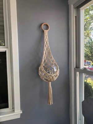 Macrame Boho Wall Hanging Plant Hanger