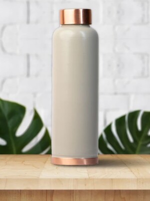 Matte powder finish grey | 100% pure copper bottle | 950 ml |