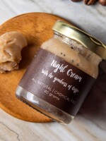 Natural Coffee Night Cream gives even tone glowing skin