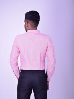 Men's polyester cotton formal pattern shirt