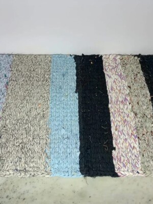 Knitted Super absorbent Door Mat, Handmade Door Mat, Customised Home Decor