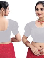 Stylish jhilmil lycra  blouse for women