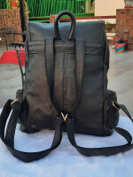 Leather Backpack ? Handmade 15.5 Inch Unisex Backpack Daypack Camping Travel Rucksack Knapsack.