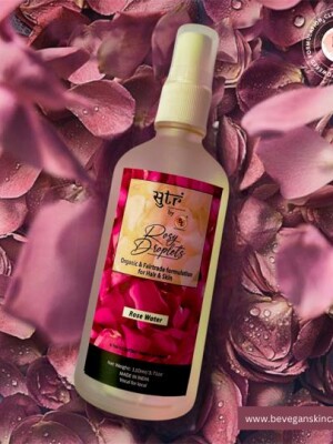Rosy droplet- organic rose water, best organic toner for skin