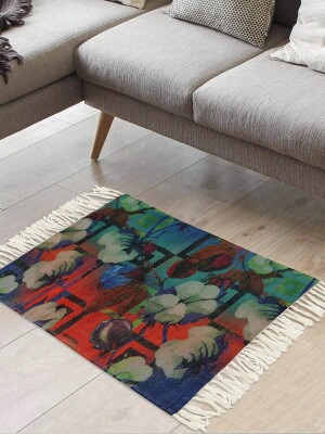 Sun Set Contemporary Recycled Rug