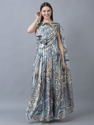 Indo Western Drapped Anarkali
