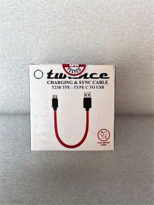 Twance T23R TPE - Type C to USB charging and data sync Cable